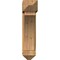 Ekena Millwork Thorton Arts and Crafts Rough Sawn Bracket w/ Offset Brace, Western Red Cedar, 8"W x 26"D x 34"H BKT0806X26X34THR03RWR - alternate 4